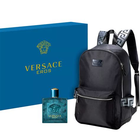 versace eros perfume with backpack|Versace Eros biggest bottle.